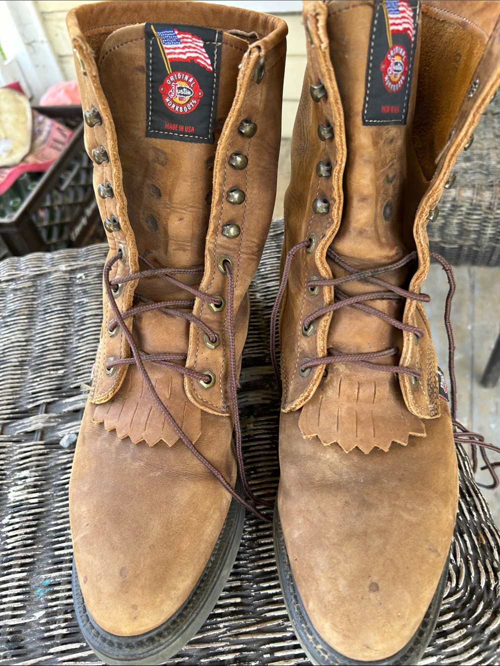 Justin conductor boots